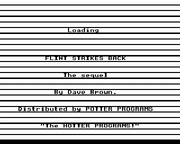 Flint Strikes Back - The Sequel (198x)(Potter Programs)